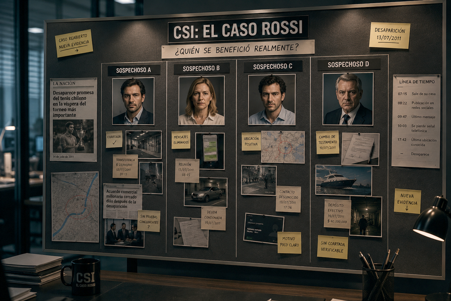 Análisis colaborativo de pistas en CSI